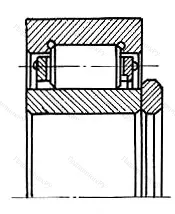 Подшипник  152726 размер 130x250x80/94 от производителя  ГПЗ-8