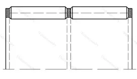 Модификация подшипника 664916Д размер 81x92x42,5 МПЗ