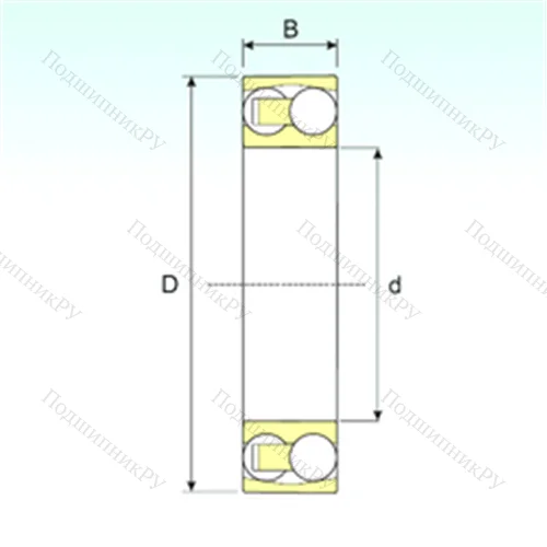 Подшипник шариковый радиальный самоцентрирующийся