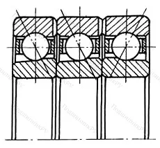 Модификация подшипника 6-656322Л размер 110x240x150 от производителя  ГПЗ-1