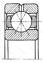 Подшипник  116344 размер 220x460x88 от производителя  ГПЗ-15