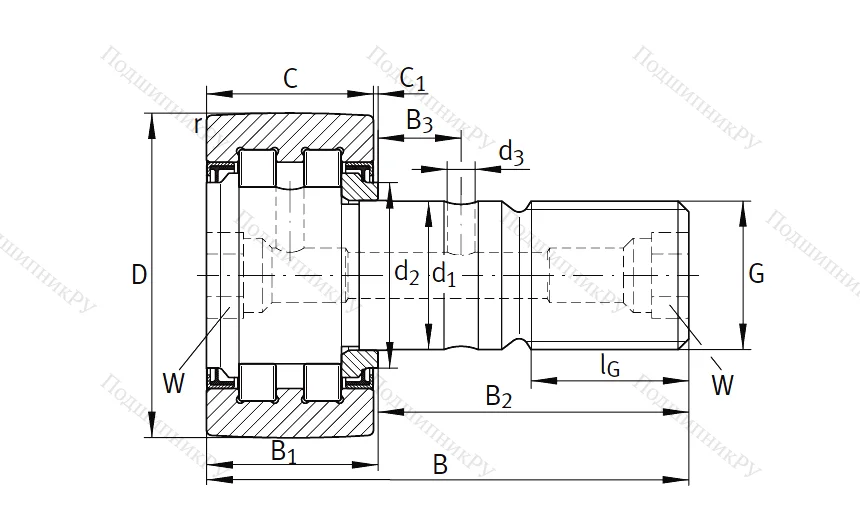 Подшипник PWKR 40 2RS