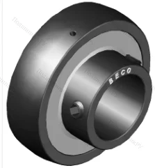 Высокотемпературный корпусной подшипник UC 215 BHTS ZZ GR CG 350° BECO в Хабаровске