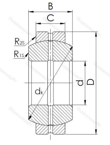Шарнирный подшипник GE 45 ES в Хабаровске