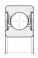 Модификация подшипника 7-80224 размер 120x215x40 от производителя  ГПЗ-4