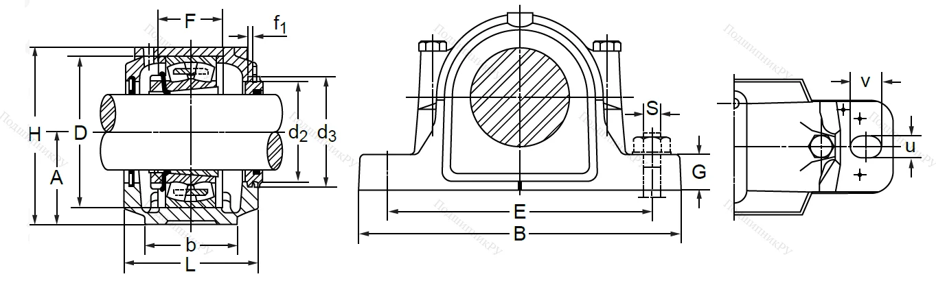 Подшипниковый корпус SNL 510-608 TG (SNK 510-608) в Хабаровске
