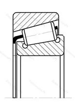 Модификация подшипника 3007120 размер 100x150x39 ГПЗ-34