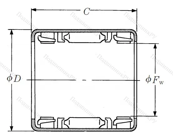 Подшипник обгонной муфты обгонная муфта FCB 20 в Хабаровске