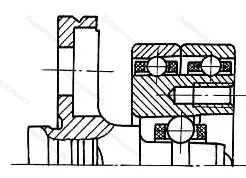 Модификация подшипника 4-306093Е размер 5x14x7,5/17,3 от производителя  ГПЗ-4