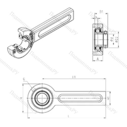 Подшипниковый узел шариковый радиальный ESSP 207