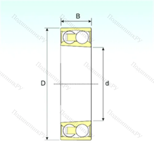 Подшипник шариковый радиальный самоцентрирующийся