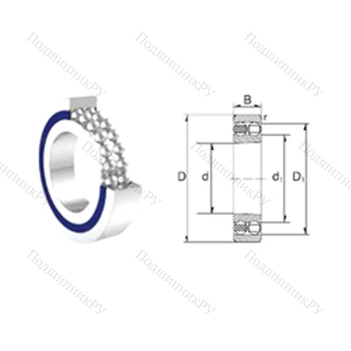 Подшипник шариковый радиальный самоцентрирующийся S 2209-2RS