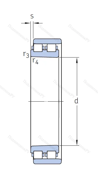 Роликовый цилиндрический подшипник NN 3016 KTN/SP от производителя  SKF