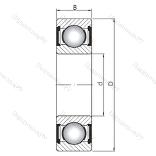 Подшипник шариковый радиальный 6026 ZZ от производителя  CX Подшипник шариковый радиальный 6026 ZZ от производителя  CX