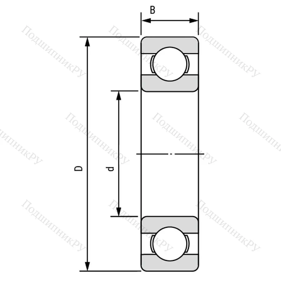 Модификация подшипника 70-302ЯУ размер 15x42x13 от производителя  ГПЗ-4