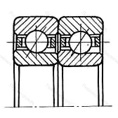 Подшипник  446210 (7210AC/DT) размер 50x90x40