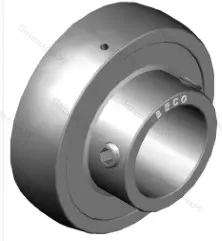 Высокотемпературный корпусной подшипник UC 207 BHTS ZZ C 4 200° BECO в Хабаровске