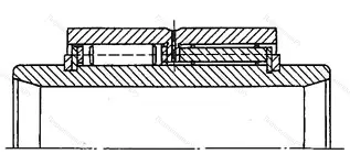 Модификация подшипника 30-714838 размер 190x250x110/165