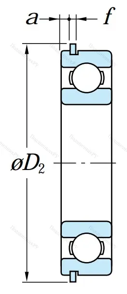Однорядный шариковый подшипник