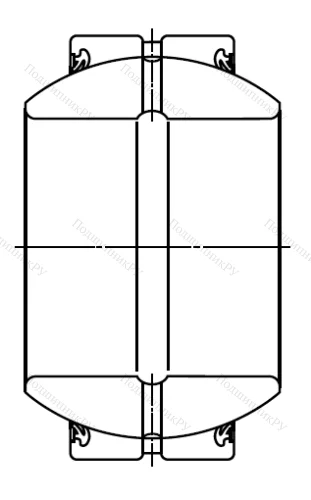 Шарнирный подшипник GEH 35 ES 2RS в Хабаровске