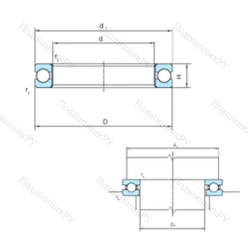 Подшипник шариковый упорный PSL 211-301