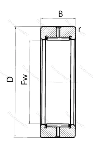 Подшипник RNAV 4004 (4024104 ГОСТ) в Хабаровске