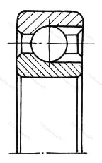 Модификация подшипника 970711 размер 55x90x10 от производителя  ГПЗ-1