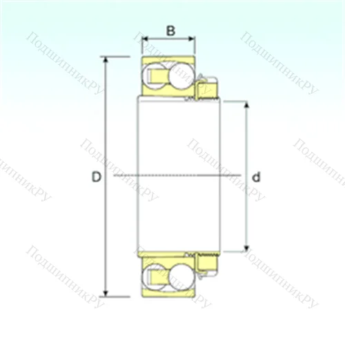 Подшипник шариковый радиальный самоцентрирующийся