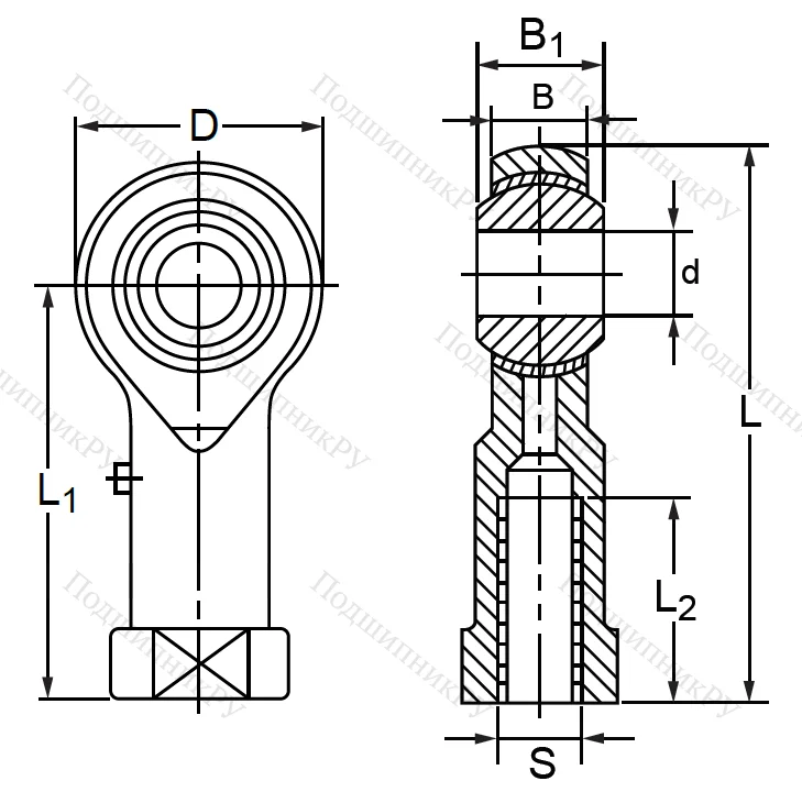 Шарнирная головка  PHS 10 L в Хабаровске