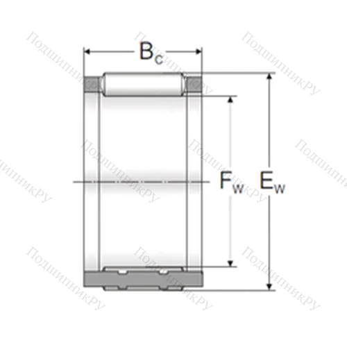 Подшипник игольчатый радиальный K 21X 27X 16