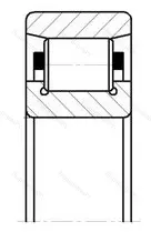 Подшипник  2415 (N 415) размер 75x190x45