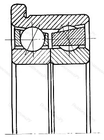 Модификация подшипника 166805Л размер 25x62/68x28 от производителя  ГПЗ-8