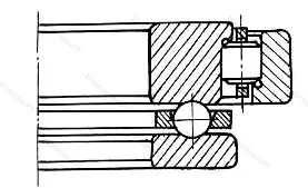 Подшипник  608820 размер 100x160/140x27,8 от производителя  ГПЗ-4