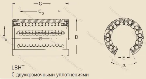 Подшипник LBHT 30 A 2LS в Хабаровске