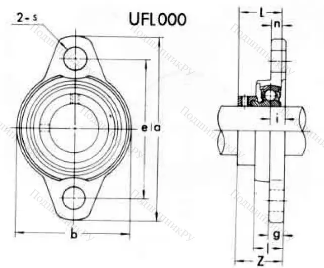 Подшипниковый узел UFL 006 (ASAHI) в Хабаровске
