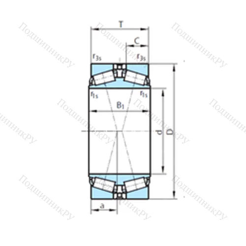 Подшипник роликовый радиально-упорный PSL 612-315