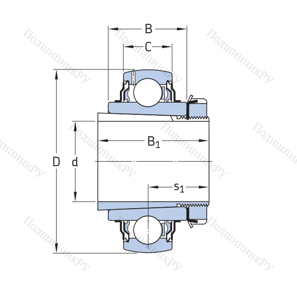 Корпусный подшипник YSA 210-2FK в Хабаровске