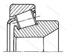 Модификация подшипника 2В0-137205АШ2 размер 25x52x16,25 от производителя  ГПЗ-1