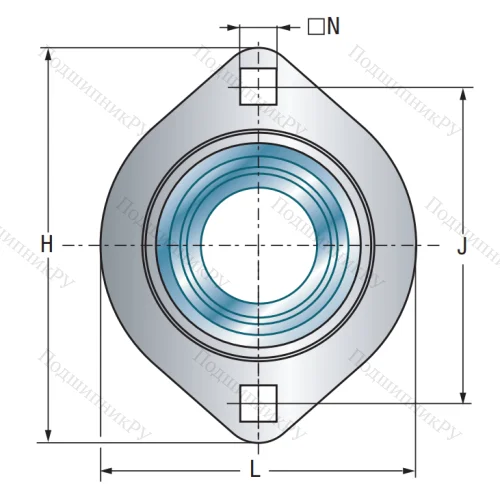 Подшипниковый корпус  PFL 206 в Хабаровске