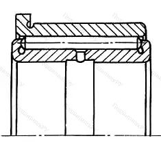 Модификация подшипника 284913К размер 67x102/117x51,2/58