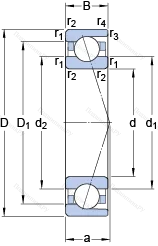Подшипник 7034 ACD/HCP 4A в Хабаровске