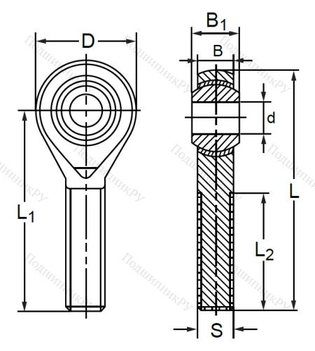 Шарнирная головка POS 22 L/LA в Хабаровске