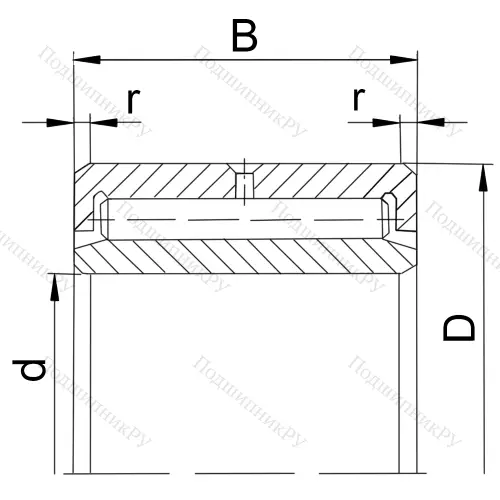 Подшипник NAV 4006 (4074106 ГОСТ) в Хабаровске