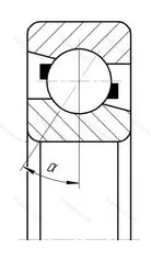 Подшипник  36205 (7205C) размер 25x52x15 от производителя  ГПЗ-3 Подшипник  36205 (7205C) размер 25x52x15 от производителя  ГПЗ-3