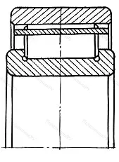Модификация подшипника 954712К1 размер 60x120x58 от производителя  ГПЗ-10-ГПЗ