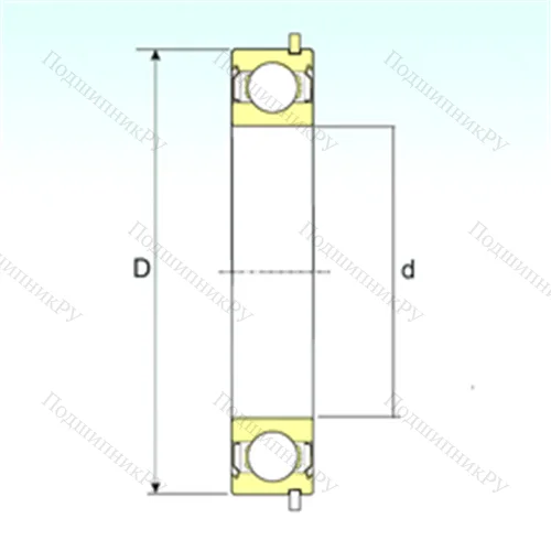 Подшипник шариковый радиальный