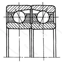 Подшипник  366136 размер 180x280x92 от производителя  ГПЗ-5