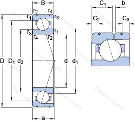 Подшипник 71919 ACE/HCP 4AL в Хабаровске