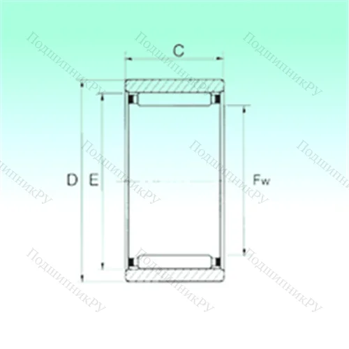 Подшипник игольчатый радиальный RNAO 30x42x16