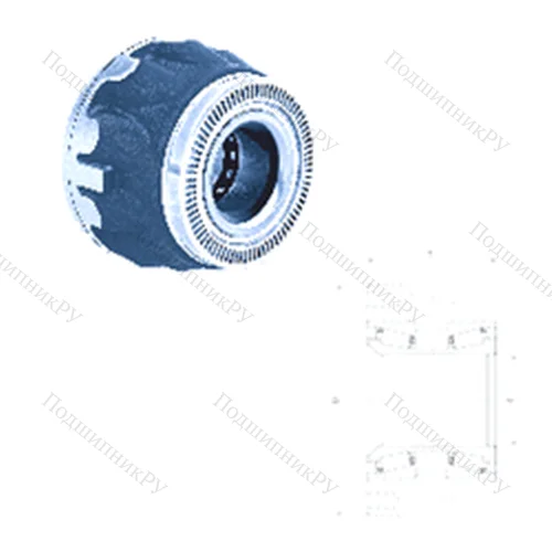 Подшипник роликовый радиально-упорный F 300007